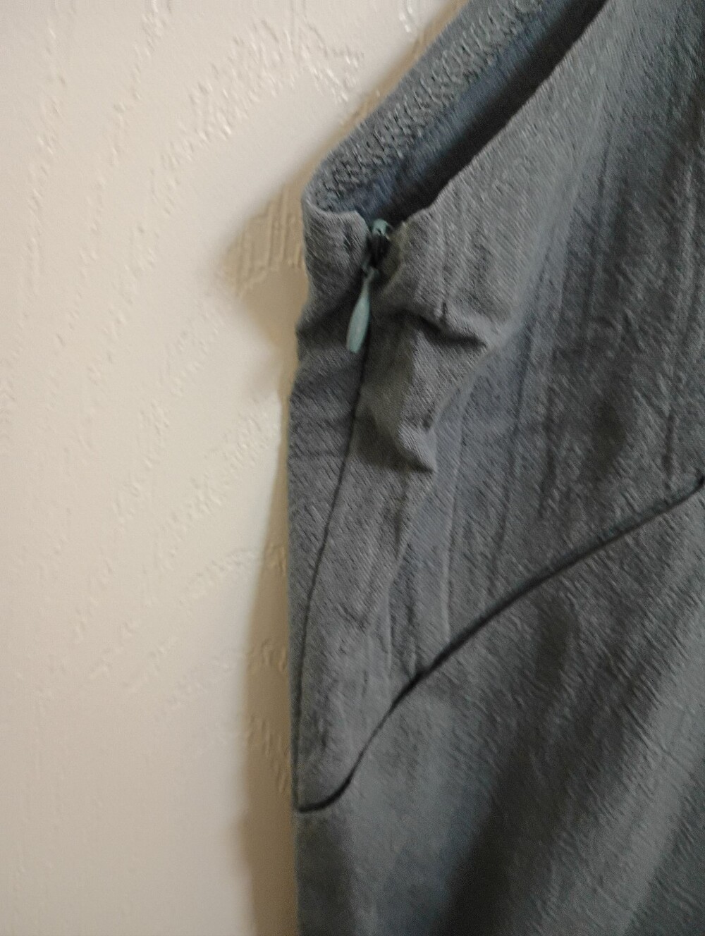 Gray Overall Jumpsuit Size Small Sleeveless Buttoned Straps Front Pocket - Picture 5 of 8